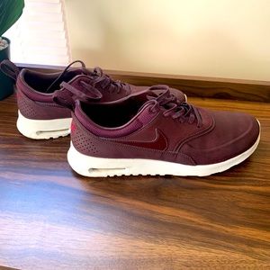 Nike Burgundy Air Max Sneakers
